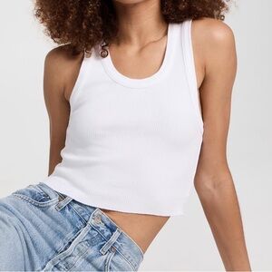 NWT MEDIUM AGOLDE WHITE POPPY TANK